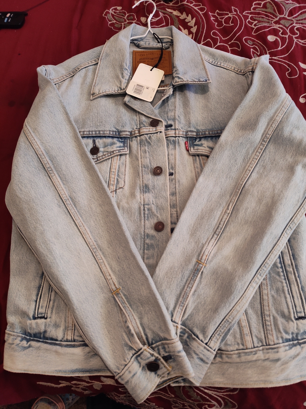 Levi's Light Wash Denim Jacket - Light Blue